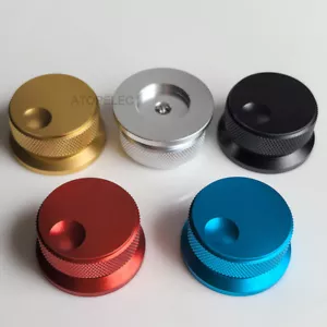 38*20mm Solid Full Aluminum Knob Hi-Fi Audio AMP DAC Potentiometer 6mm Shaft CNC - Picture 1 of 9