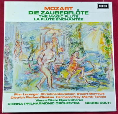 Decca SET 479-81 Mozart–The Magic Flute–Gorge Solti/Vienna Philharmonic (Box Set - Image 1 of 4