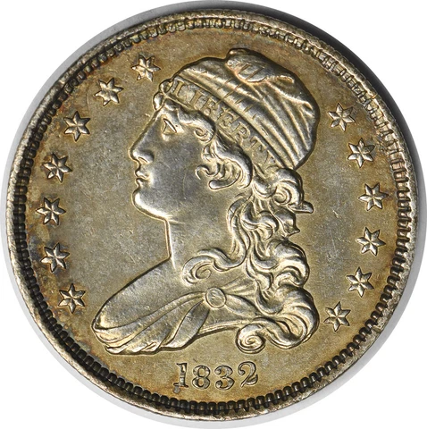 1832 Bust Silver Quarter AU Slider Uncertified #115 Cover