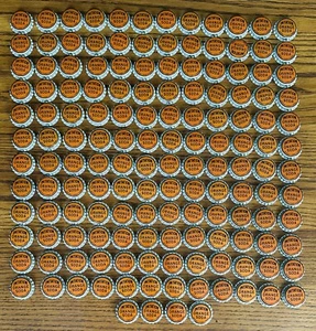 IMITATION ORANGE SODA LOT OF 148 VTG CORK BOTTLE CAPS Drink Crowns Syracuse NY - Picture 1 of 4