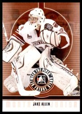 2008-09 In The Game Between Pipes Jake Allen #18