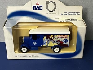 Vintage LLEDO Diecast 1931 Morris Van RAC Carefree Motoring billboard promo - Picture 1 of 9