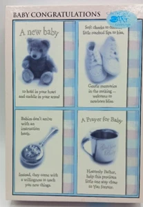 New Baby Congratulations w/Envelopes "Kisses From Heaven" 12 Unused NOS - Picture 1 of 10