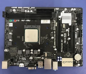 MOTHERBOARD BIOSTAR Hi-Fi A70U3P AMD SOCKET FM2 AMD A4-7300 CPU DDR3 RAM - Picture 1 of 7