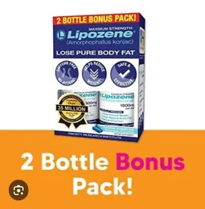 Suplemento de pérdida de peso de máxima fuerza Lipozeno 1500 mg, 60 unidades caducidad 7/2027 - Imagen 1 de 9