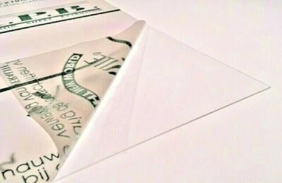 Klar PETG Kunststofffolie Puppenhaus Fenster Modelle 0,5 mm bis 2 mm Dicke  - Bild 1 von 3