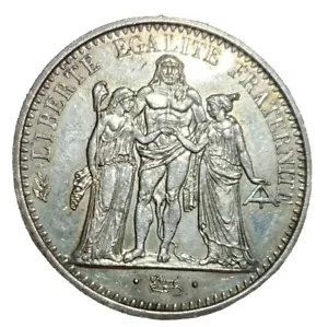 1970 FRANKREICH 🙂 🙂 Silbermünze 10 FRANCS, "HERCULES", 25 g, (0,900), kombinierter Versand - Bild 1 von 2