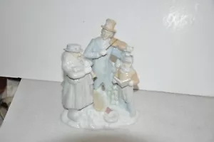 Statuina in ceramica di 3 Carollers - Foto 1 di 8