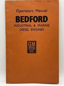 Bedford Industrial Diesel Engines Operators Manual Book GM - Picture 1 of 4