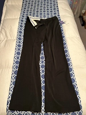 Pantalones de vestir negros Vivienne Vivienne Tam para mujer 6 Foto 1 de 4