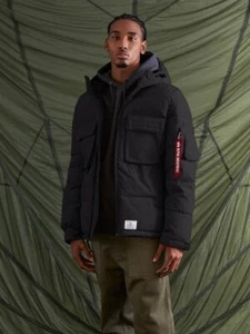 Alpha Industries (HOODED PUFFER JACKET) - Picture 1 of 6