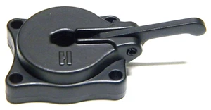 Holley QFT CCS 26-140BLK Light Weight Aluminum 50cc Accelerator Pump Cover Black - Bild 1 von 8