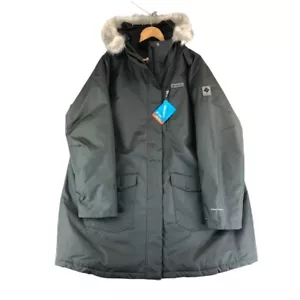 Columbia Suttle Mountain Long Insulated Jacket Waterproof Fur Hooded Womens 3X - Picture 1 of 10