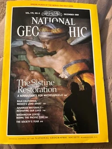 National Geographic Magazine Dezember 1989 Die Sixtinische Restaurierungskarte enthalten - Bild 1 von 1