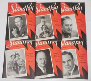 Stand By Magazine Prairie Farmer Radio WLS Chicago 1937 Nov/Dec Lot of 6 (B) - Picture 1 of 8