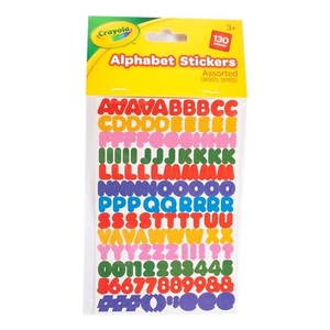 Crayola Peel & Stick sortiert 130 Alphabet Aufkleber - Bild 1 von 2
