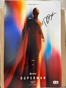 RACHEL BROSNAHAN SIGNED 11X17 SUPERMAN PHOTO AUTO BECKETT COA - Picture 1 of 3