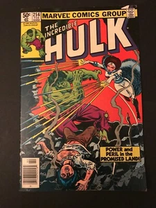 1st Full Appearance SABRA Incredible Hulk 256 NEWSSTAND Marvel VF Range - Picture 1 of 11
