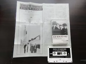 Echo & The Bunnymen ST Japan Original Cassette Tape 1987 Tested Ian McCulloch - Picture 1 of 7