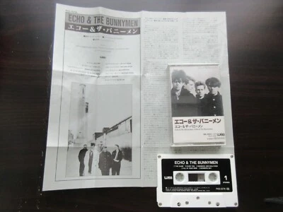 Echo & The Bunnymen ST Japan Original Cassette Tape 1987 Tested Ian McCulloch - Image 1 of 4