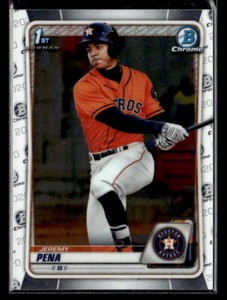 Jeremy Pena - 2020 Bowman 1st Chrome Prospects #BCP-61 Houston Astros