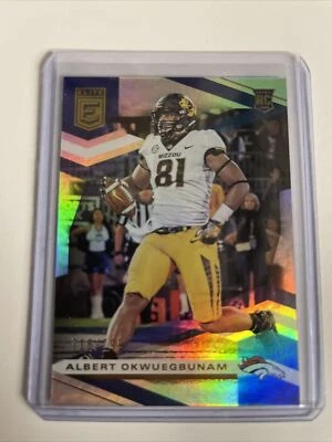 2020 Panini Donruss Elite Albert Okwuegbunam RC #163 Denver Broncos 716/799 - Image 1 of 2