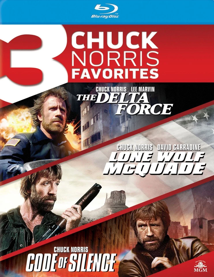 Delta Force / Lone Wolf McQuade / Code Of Silence - Blu-ray - New - Chuck Norris - Image 1 of 1