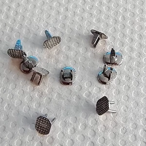 10 Pcs Dental Orthodontics Tongue Tamers Mini Spur Educador Lingual Mesh Base - Picture 1 of 8