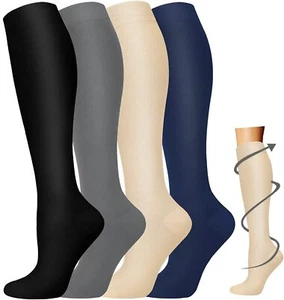 Medical Compression Socks for Women Men Running Athletic Circulation Recovery US - Picture 1 of 16