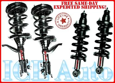 1997-2001 Honda CR-V FCS Complete Loaded Front & Rear Struts & Coil Assembly   - Image 1 of 4