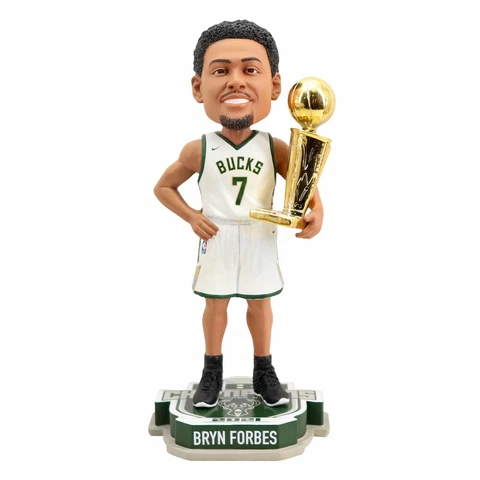 Bryn Forbes Milwaukee Bucks 2021 NBA Champions Bobblehead Cover