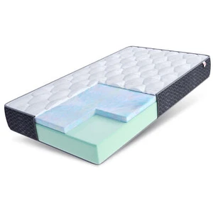 Matratze 180x200 Kaltschaummatratze TEMPO 30 cm H4 HR Visco Schaum Silver Bezug - Bild 1 von 8