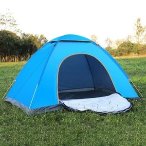 Au Speed Off Light Stable Camping Rain Proof Outdoor Beach Portable Blue Tent - Picture 1 of 15