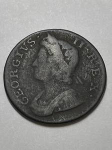 1738 Großbritannien halber Penny - Bild 1 von 2