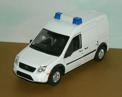 1/39 Scale 2010 Ford Transit Connect Police Van Diecast Vehicle - Welly 43631 - Image 1 of 4
