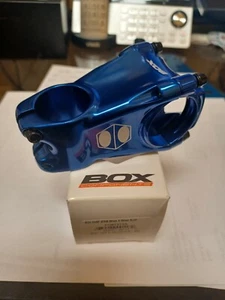 Box One Cusp 1 1/8 in Stem MTB ATB 35 Clamp 55mm Blue - Picture 1 of 4