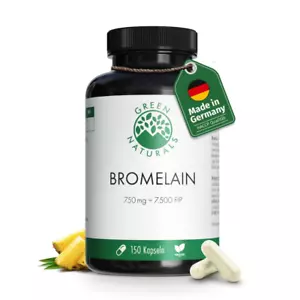 Bromelain | Hochdosiert: 750 Mg (7.500 F.I.P.) | 150 Kapseln | Ananas Extrakt - Bild 1 von 7