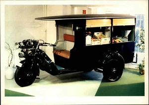 Fahrzeug-Museum Frankenberg Sachsen Auto Typ FRAMO (anno 1929) Postkarte ungel. - Picture 1 of 2