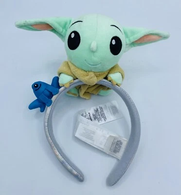*AUTÊNTICO* Orelhas femininas de tiara Star Wars Baby Yoda Grogu parques da Disney - Imagem 1 de 4