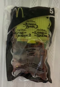 McDonalds Happy Meal Toy Disney The Jungle Book 2 Lucky Toy Figure New Sealed - Picture 1 of 4