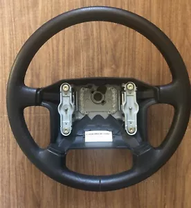 Rare OEM 3546740 3530570 Volvo 850 940 960 V90 volant cuir gris foncé NOS NEUF - Picture 1 of 12