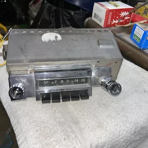 1961- 1962 Chevy Impala BelAir Super Deluxe Radio With Chrome Tuning Knobs - Picture 1 of 18