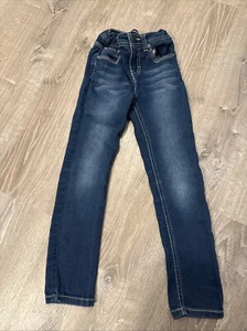 Vigoss Girls The Jagger Ankle Skinny Denim Blue Jeans Size 6x Distressed - Picture 1 of 7