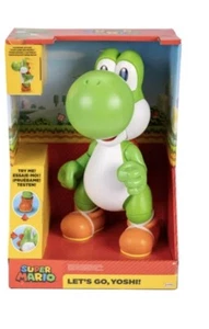 Super Mario Lets Go, Yoshi! Figure Set 20+ Sounds & Chomping Action New Toy 3+ - Picture 1 of 1