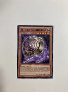 X3 YUGIOH ARTIFACT ACHILLESHIELD PRIO-EN015 COMMON  - Picture 1 of 7