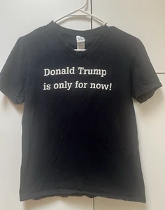 Avenue Q Broadway Musical Preowned "Trump" Black Cotton T-Shirt  size Small - Picture 1 of 3