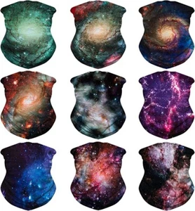 9 pcs Headband Bandanas Multifunctional Tube Headwear Neck Gaiter - Picture 1 of 6