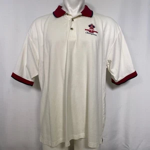 Los Angeles Angels 2002 World Series Champions Antigua White Polo Shirt Men's XL - Picture 1 of 15