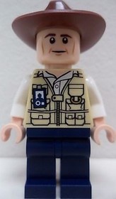 LEGO Jurassic World Vet - Brand New 75919 Minifigure Minifig Dinosaur