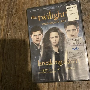 The Twilight Saga: Breaking Dawn Part 1 & 2 two-Movie Set Dvd Not Open - Picture 1 of 3